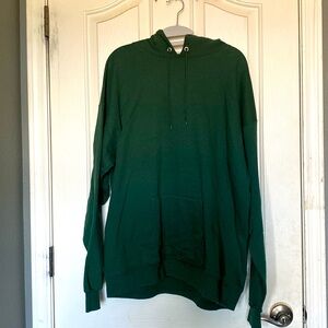 Hanes EcoSmart Dark Green Hoodie